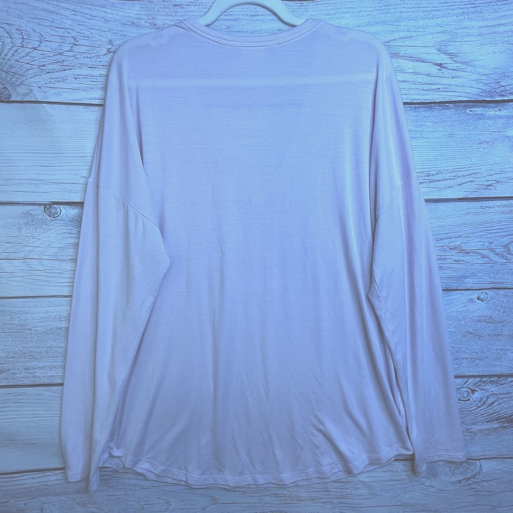 Athleta Cloudlight Top Size XL Simply Lilac Modal Blend Comfy - Picture 3 of 14